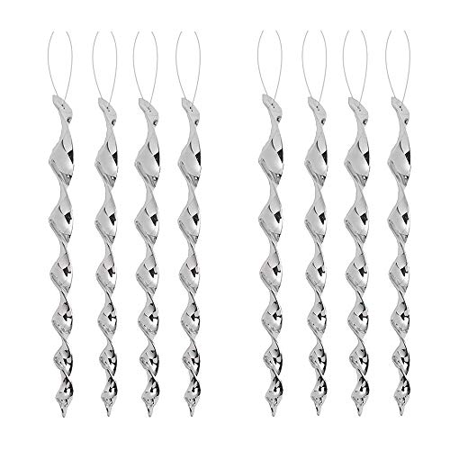 Preisvergleich Produktbild DXIA 8 Stück Reflektierende Vogelschreck, Reflektierende Windspirale, Vogelabwehr zur Vogel Abwehr Garten, Reflektierende Windspirale zur Halten Sie Vögel Weg von Ihrem Haus, Abwehr Vögeln Dekoration