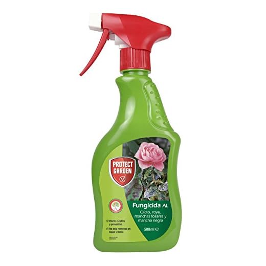 Protect Garden - Fungicida amplio espectro especial contra el oídio del rosal, 500ml