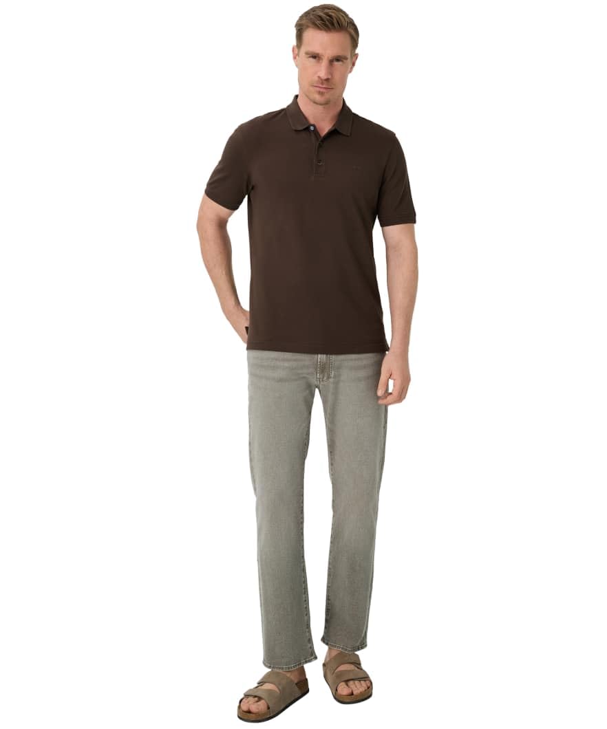Brax Style Pete Hi-Flex Pique Pima Cotton Camisa de Polo Hombre (Pack de 1)