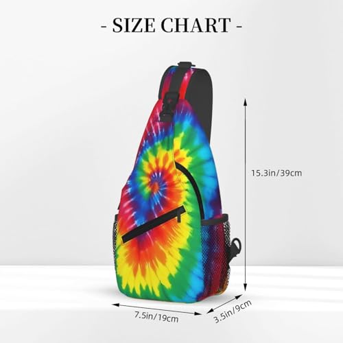 Morrales unisex Tie Dye Negro para senderismo miniatura 3
