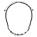 Generisch Damen-Halskette Mit Steinperlen-Anh&auml;nger, Universum, Galaxie, Die Acht Planeten, Schutzstern-Halskette, Verstellbar, Galaxie-Weltraumschmuck, Geschenk F&uuml;r Astronomie-Liebhaber