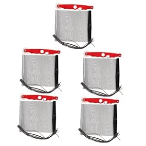 Veemoon O33N24 Fenster-Insektenschutznetz 5er-Set