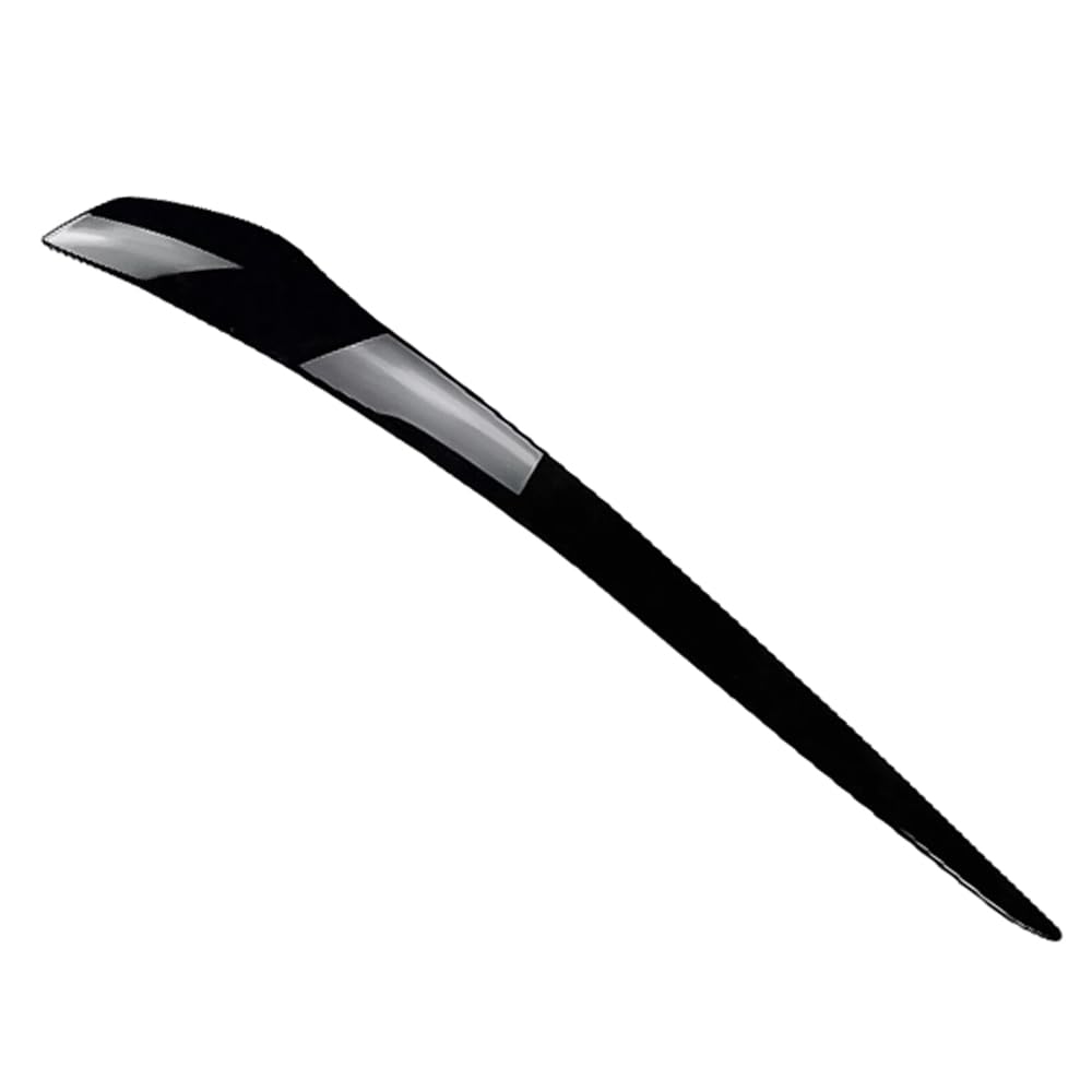 Párpado de Faro, Cejas de Faros de Coche Negro Brillante, Cubiertas de Cejas Cubiertas de Párpados compatible con BMW Serie 3 Coupe E92 E93 LCI 2010-2012