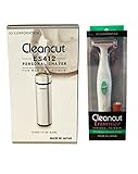 ES412 Cleancut Personal Shaver and Model PS335 T Handle Trimmer VALUE COMBO PACKAGE