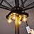 Battery Operated Patio LED Umbrella Light with G40 Bulbs, 3 Brightness Cordless Umbrella Pole Lights for Backyard, Camping Tents, BBQ or Indoor Use