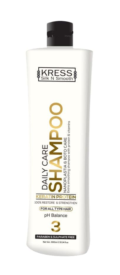 Kress Nanoplastia Smoothening Shampoo 300ml | Premium Hair Care Shampoo for Smooth, Frizz-Free & Shiny Hair | Suitable for Men & Women-picture-19