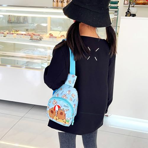 Lovely Cartoon Slings Bag For Kids Small Chest Bag Daypack With Zipper Kids Crossbody Backpack Fashion Fannys Pack Slings3