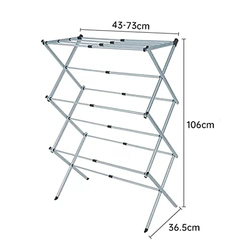 Étendoir à linge pliable intérieur et extérieur grand format - 7