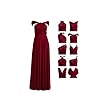 Bridesmaid Dress,Womens Long Prom Dresses Infinity Dress with Bandeau, Convertible Dress, Bridesmaid Dress, Long,Short, Plus Size, Multi-Way Dress, Twist Wrap Dress