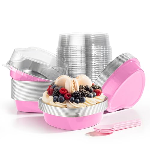 STN mini heart shaped cake pans with lids