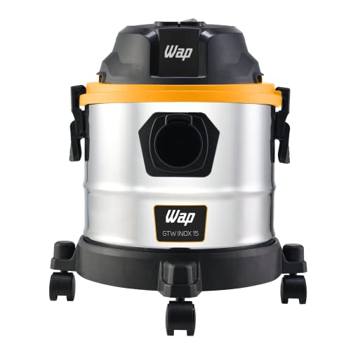 WAP Aspirador de Pó e Água Barril GTW INOX 15, Compacto, 14,8 Litros, com Filtro Lavável, 146mbar 17