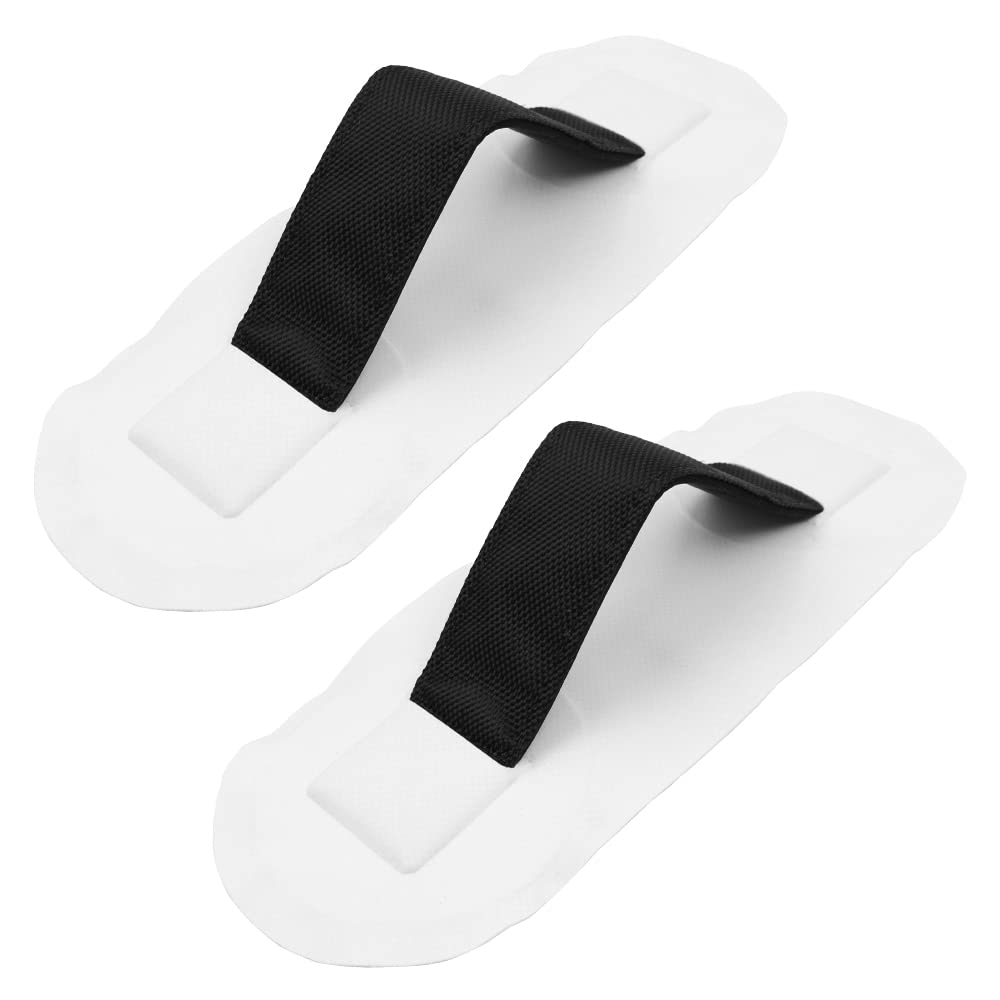 2PCS Kayak Maniglia per Il Trasporto Barche Gonfiabili Toppe per Manico in PVC per Bracciolo - Bianco