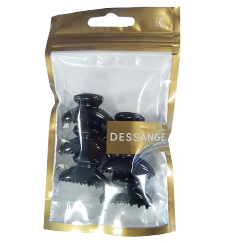 Pinces à cheveux noires Dessange Paris lot de 6 avec pochette de rangement zip x3