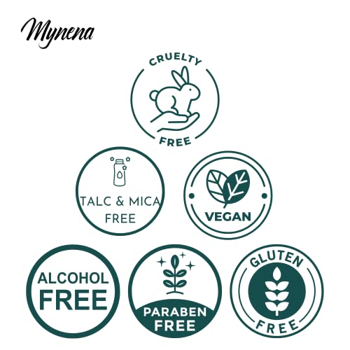 Mynena Green Lip Gloss Topper Metallic Glossy Finish Liquid Lipstick Moisturizing With Jojoba Oil | Talc-Free Mica-Free Gluten-Free Paraben-Free Cruelty-Free Vegan | Jade #TOP3