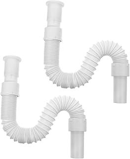 HONMEET Mangueira De Drenagem De Máquina De Lavar 2 Peças Para Pia Externa Mangueira De Extensão De Mangueira De Vácuo Mangueira De Drenagem De Máquina De Lavar Tubo De Drenagem