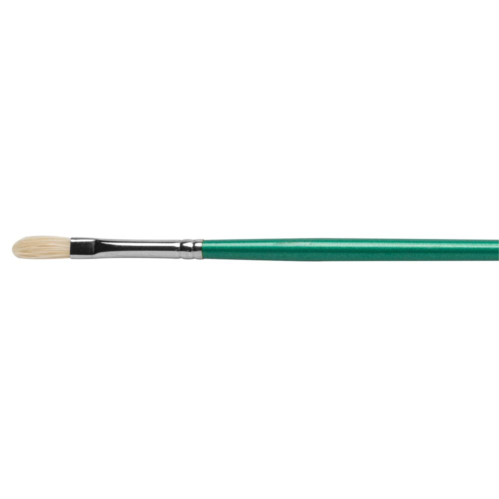 Pro Arte : Series A Hog Beige Pro Arte Paint Brush Series A Short Long Flat Hog Artists Brushes Filbert Round - Shape : Filbert - Brush Size : 1