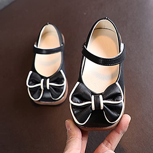Generic Little Girl Dress Shoes Flower Girls Shoes Mary Jane Ballet Flats with Bow for Party School Toddler Girl Shoes2