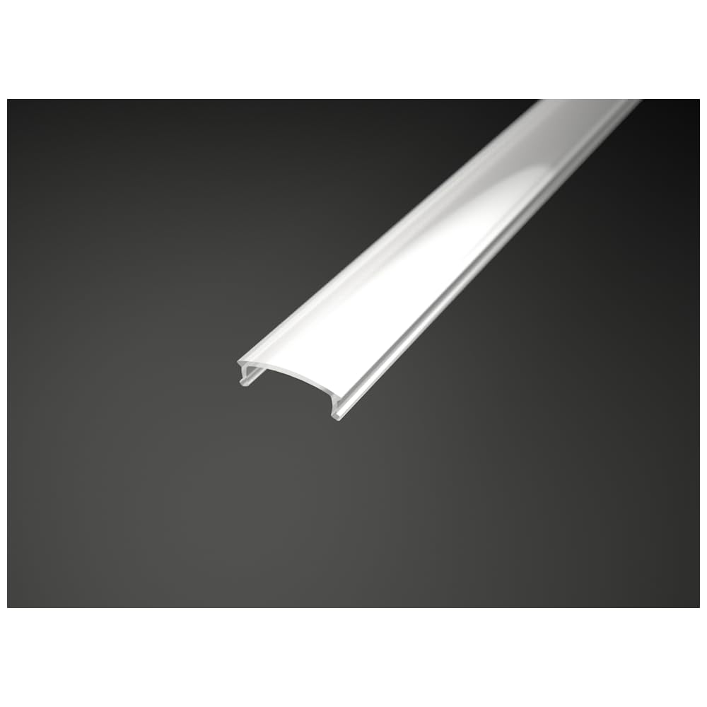 Profili in Alluminio Nero da incasso TL1204 in barre da 2 mt per Strisce a Led con cover Opaca tappi e ganci (3 barre Nero (6 mt)