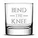 Integrity Bottles Premium Game of Thrones Whiskey Glass, Bend the Knee, Hand Etched 10oz Rocks Glass, Made in USA, Highball Gifts, Sand Carved by Integrity Bottles