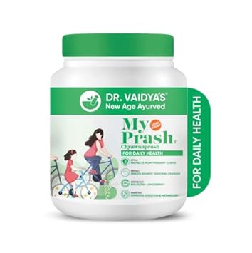 DR. VAIDYA'S new age ayurveda MyPrash Chyawanprash for Daily Health, Immunity Booster, Nourish Stamina & Energy, Ayurvedic, Natural, All Age Groups, Rich in Antioxidants, Anti-aging, 1 Kg (Pack of 1)