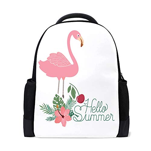 Sac à dos flamant rose imperméable idéal pour les sorties estivales