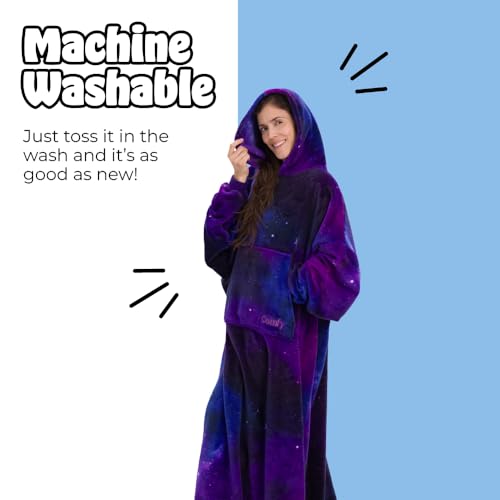 THE COMFY Dream | Lightweight Microfiber Fleece Wearable Blanket, Oversized Design Hood & Pocket from Shark Tank, Cozy Gifts