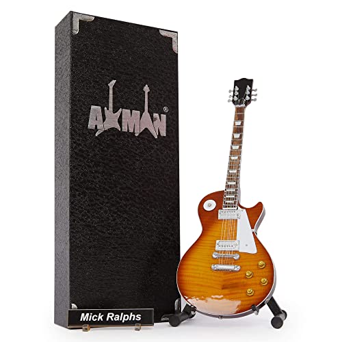 Mick Ralphs (Bad Company) – 1958 : Réplique de guitare miniature - Les Beatles, Paul McCartney, John Lennon, RIngo Starr, George Harrison Mick Ralphs (Bad Company) – 1958 : Réplique de guitare miniature