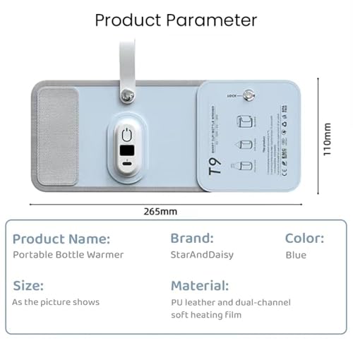Image of StarAndDaisy Baby Bottle Sterilizer & Dryer for Feeding Bottles | BPA-Free Electric Steam Sterilizer | 6 Bottle Capacity | 4-in-1 Multifunction Sterilizer, Dryer & Storage for Baby Bottles and Accessories (T9-Blue)