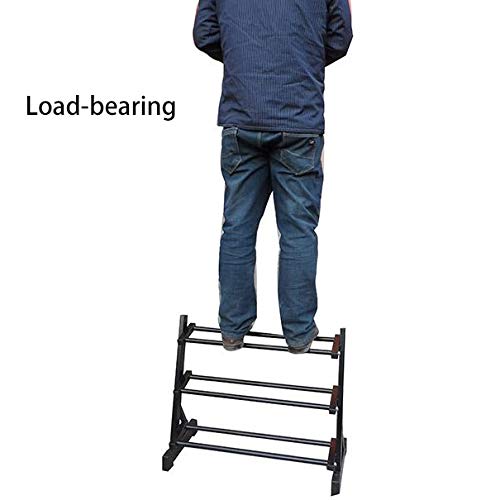 Hantelständer Aus Stahl – 3-stufig, 71x31x57,5 Cm, Schwarz, Für Heimfitness & Hantelaufbewahrung