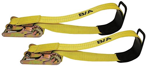 BA Products 38-107P 3? Heavy Duty Underlift Tie-Down Straps and Ratchets for Wrecker, Tow Truck