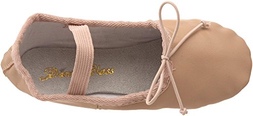 Dance Class Leather One- Piece Ballet Flat, Pink - Thumbnail 5