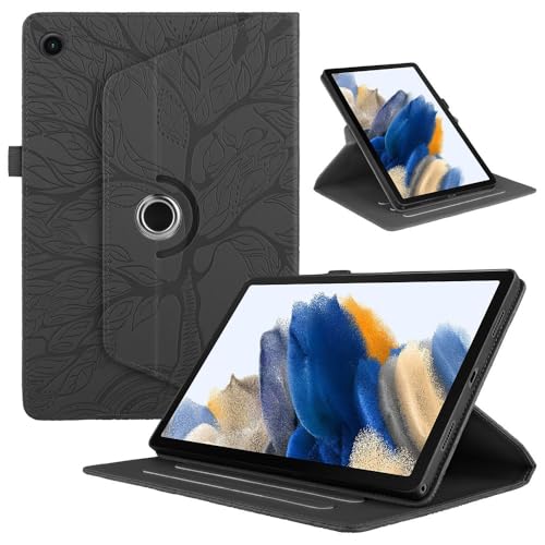 Étui Samsung Galaxy Tab S9 Ultra 14.6 rotatif en cuir noir SM-X910