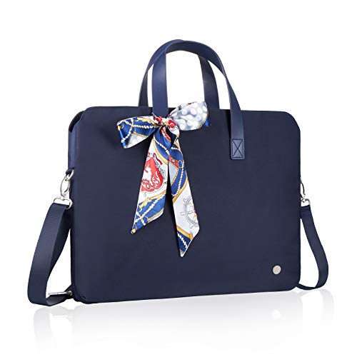 Bolso para laptop 13.3 pulgadas impermeable azul miniatura 2