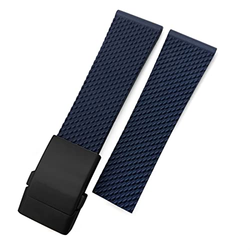 Sangle de montre molle en caoutchouc 22mm 24mm bracelet en silicone étanche Avenger Challenger