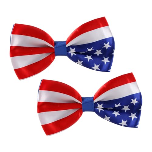 CALLARON Fashion Bow Ties for Men American Flag Decor Bowties Suit Bowties for Men