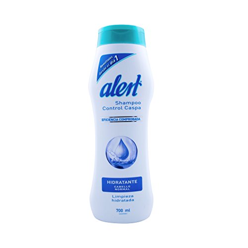 ALERT - Shampoo Hidratante para Cabello Normal. Fórmula para el control de la caspa. Botella con 700ml.