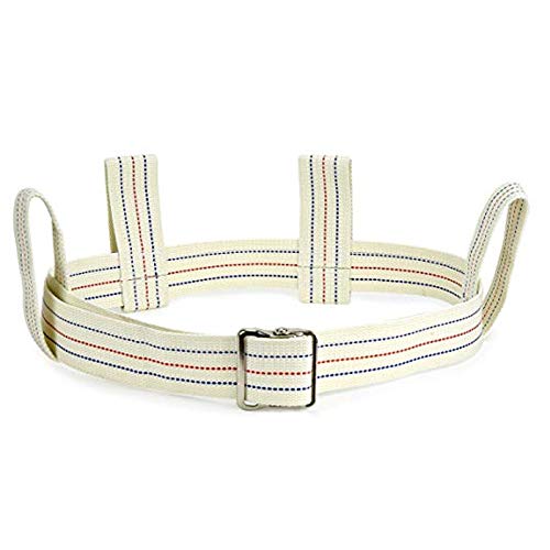 Gait Belt Walking Transfer belt with 4 Loop Handles and Metal Buckle 60"