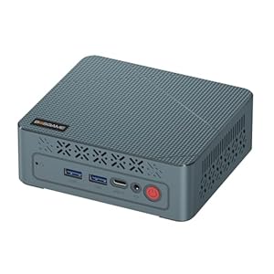 BOSGAME E2 Mini PC, AMD Ryzen 5 3550H(up to 3.7GHz), 16GB DDR4 RAM 512GB NVMe SSD Mini Computers, 4K Triple Display HDMI, Type-C, USB3.2, RJ45 LAN, Wi-Fi 5, BT 5.0