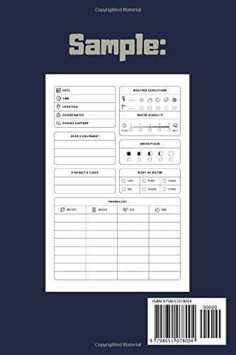 Fishing Log: Fishing LogBook Journal Notebook Diary Fisherman Log book To Record All Details Of Your Fishing Trips - Best Gifts for Fishermen image 2