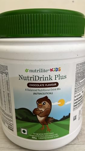 Image of Amway Nutrilite Kids Drink Chocolate Flavour-400 Grams&Stylish Band-Combo,Tablet