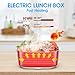 COROTC Electric Lunch Box, 12V 24V & 110V 2 in 1 for Car/Truck and Work Heat Lunch Box- 304 Stainless Steel Portable Food Warmer Heater-Spoon and 2 Compartments Included, Gray……