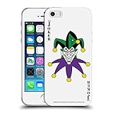 Head Case Designs Officially Licensed The Joker DC Comics Card Character Art Soft Gel Case Compatible with Apple iPhone 5 / iPhone 5s / iPhone SE 2016