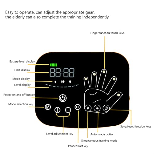 Gants de robot d'entraînement AVC rééducation main électrique