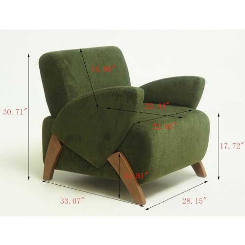 Sillón Plegable Terciopelo Verde Menta miniatura 2