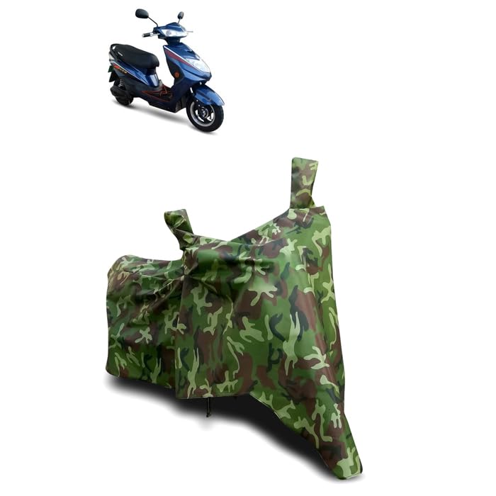 PAGORA Scooter Cover Fit for Okinawa Ridge Dustproof UV Protection Green Military