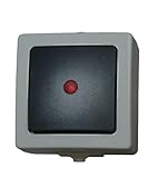 Schaltersockel mit schraubloser Anschlusstechnik - schnelles Herausnehmen des Schalters aus dem Gehäuse (250 V / 10 A / 10 AX)