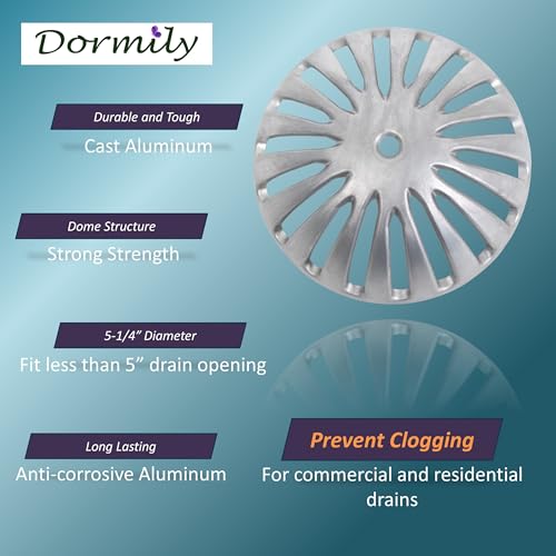 Colador Dome de Aluminio Heavy Duty 5.25" diámetro x 2.25" alto miniatura 4