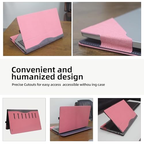 Funda para Laptop Lenovo V15 15.6'' PU Cuero Rosa miniatura 6