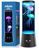 Bodami Jellyfish Lamp,LED Fantasy Jellyfish Tank Table Lam,16 Color Setting Jelly Fish Light,Best Holiday Gift of Adult and Kids,for Home Office Bedroom Decor and Set The Mood