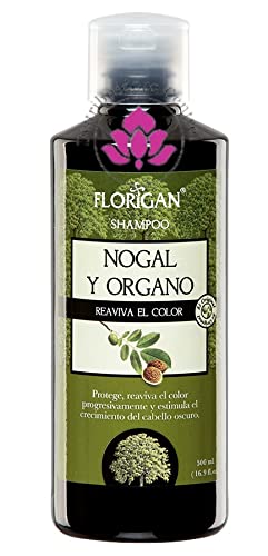 Florigan Natural Herbal Black Color Protection Shampoo Nogal Y Organo 500Ml #TOP26